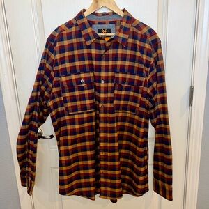 HAWX Men's Multicolor Plaid Button Down Shirt